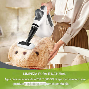 Limpador a vapor natural pressurizado portátil multi-superfícies