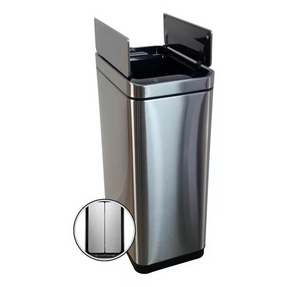 Lixeira 30 Litros Lixeira Automática Inox Resistente Oferta